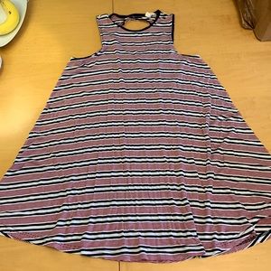 American Eagle AE soft and sexy striped swing dress medium